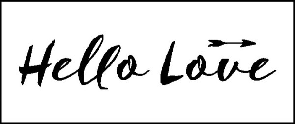 Stempel "Hello Love"