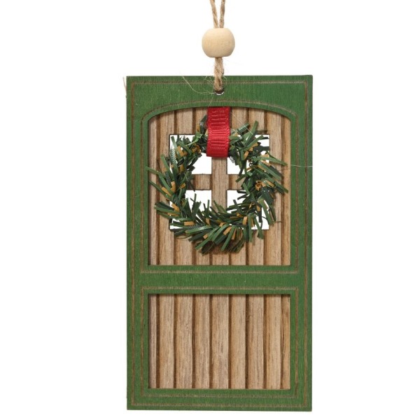 MDF Weihnachtstür Anhänger 11 cm K512796d