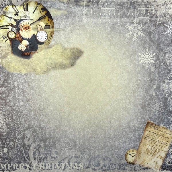 Designpapier "Santa Claus" 1