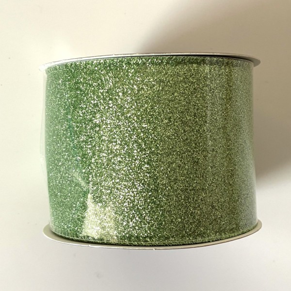 Schleifenband - 6 cm/Grün/ K440218a