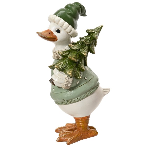 Gans polyresin Grün 22,5 cm K704764b