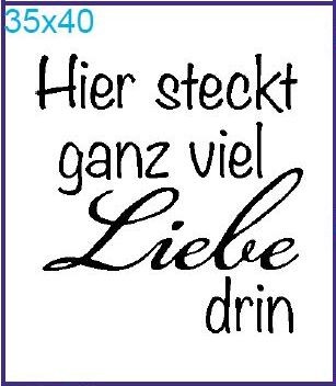 Stempel"Hier steckt..."