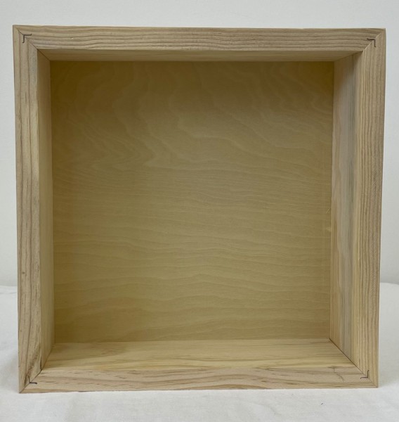 Shadowbox 30 x 30 x 9 cm Natur