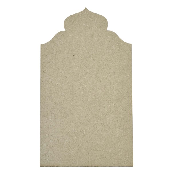 MDF Holzschild mit Haube - 8,7 x 15 cm MDF-39