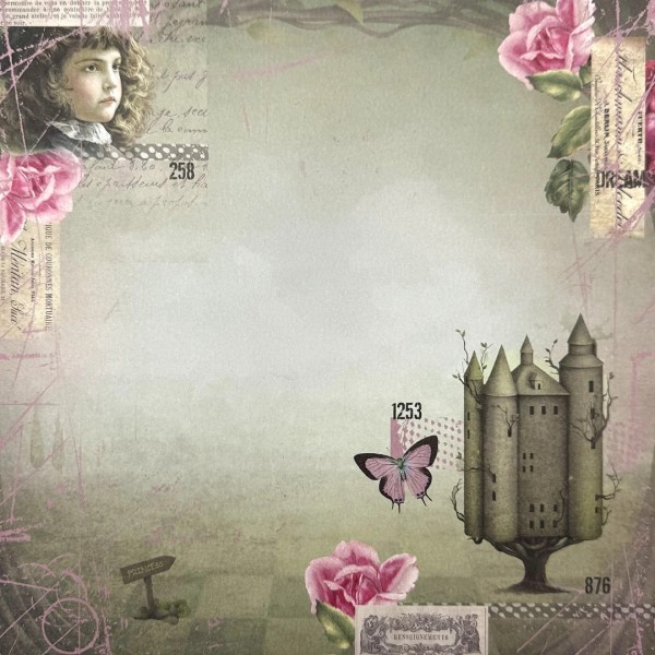 Designpapier "Fantasy" 1