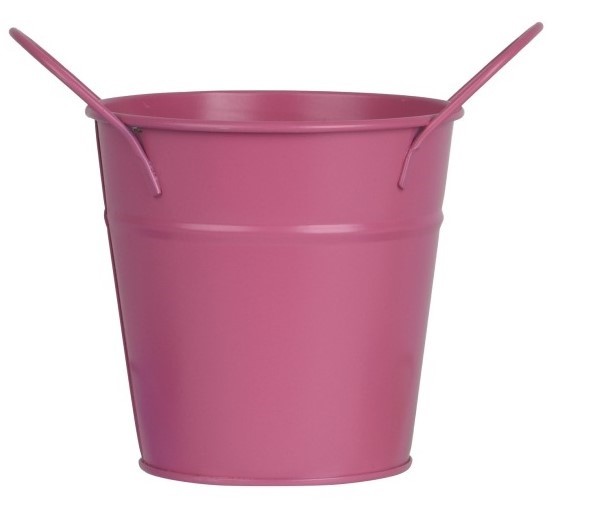 Zinktopf für Draußen 10,6cm - Rosa K870744-b