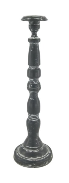 Kerzenhalter Metall 38 cm - Schwarz