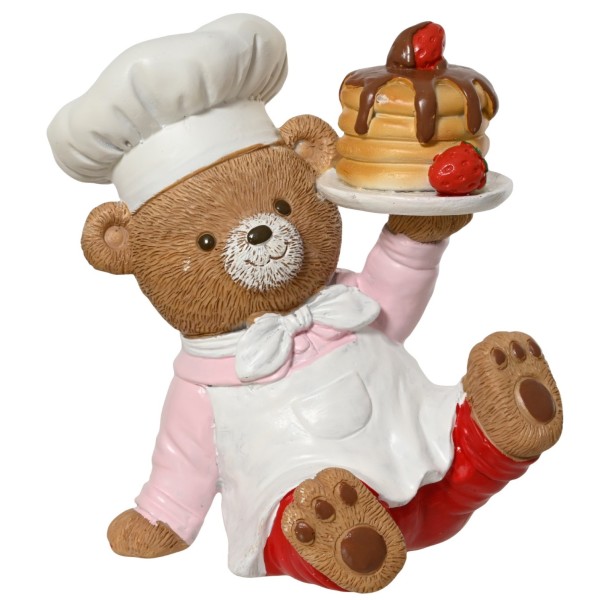 Bär aus Polyresin, Mädchen 16 cm K703541b