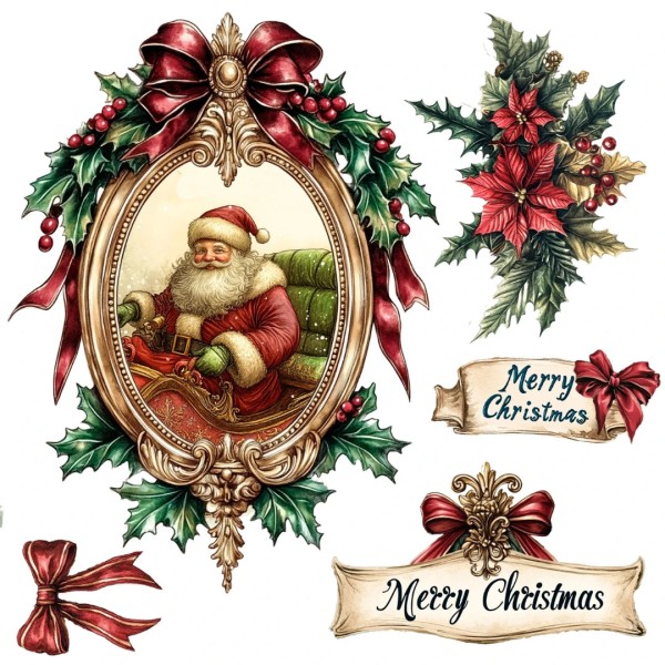Porzellansticker "Weihnachten 2025" 5