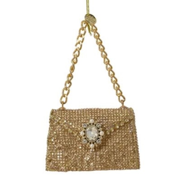 Deko Handtasche - Gold