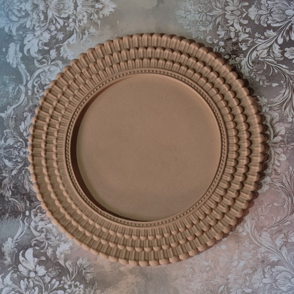 Holzgeschnitzter Rahmen "Spiegel" - 24cm D7537