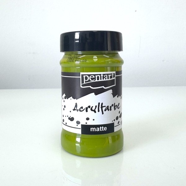 Acrylfarbe matt - Olivgrün - 100ml