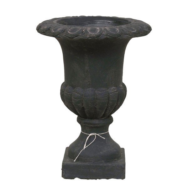Blumentopf "Pokal" Schwarz - 16cm