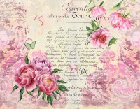 Schrumpfbanderole "Pfingstrosen" 1 Schrumpfbanderole "Pfingstrosen" 1