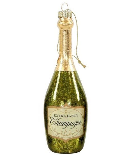 Glasschmuck "Champagne" 14 cm