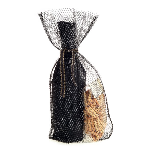 Dekotasche "Netz" 35x14cm - silber V4295F.3514.84