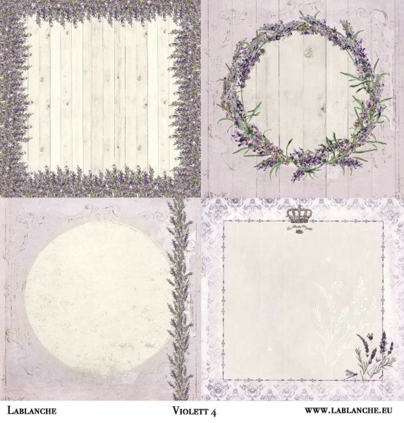 Designpapier "Violett" 4