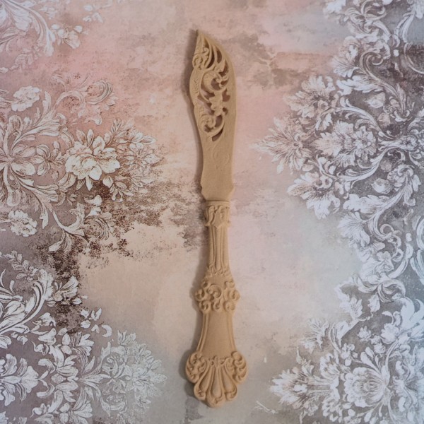 Dekoratives Messer in Holzoptik - 26cm 43379 Dart013