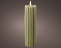 LED Kerze Dunkelgrün 22,5 cm LED Kerze Dunkelgrün 22,5 cm