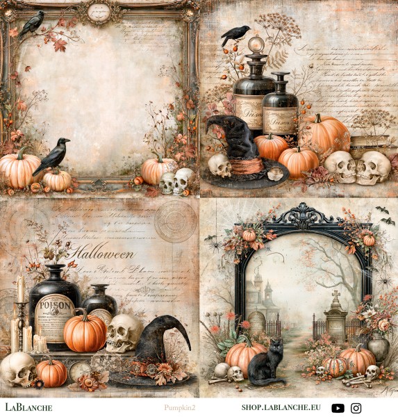 Designpapier "Pumpkin" 2