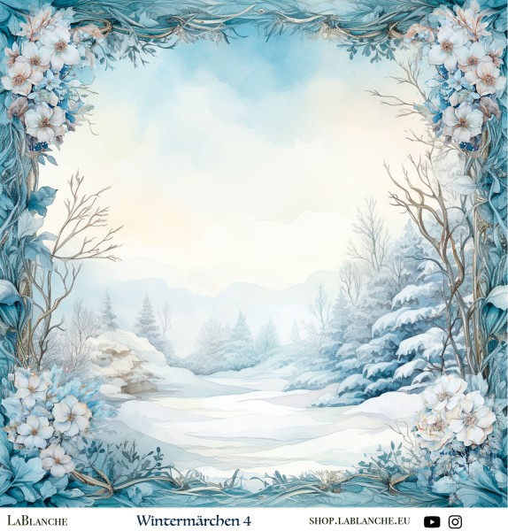 Designpapier "Wintermärchen" 4