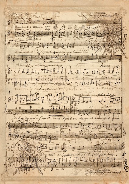 Reispapier "Weihnachten 2025" - Noten