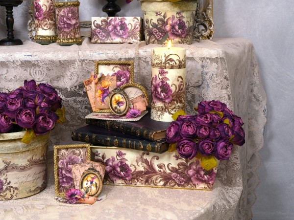 Decoupagepapier "Vintage Background" 3