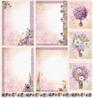 Designpapier "Blütenzauber" 1 Designpapier "Blütenzauber" 1