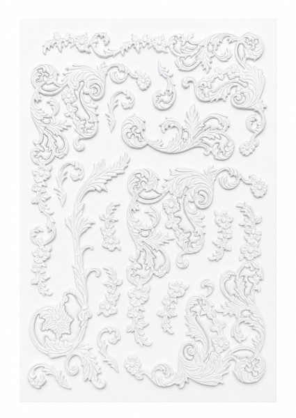 3D Mixed Media Sticker "Ornamente" 2 RubOn-043
