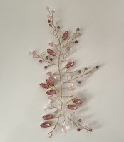 Dekozweig "Rosé" - 16,5x6,5cm Dekozweig "Rosé" - 16,5x6,5cm