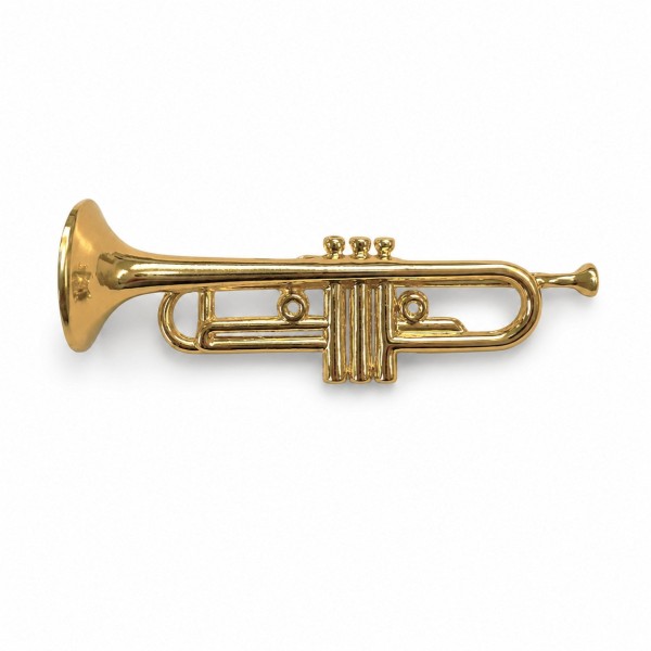 Miniatur "Trompete" Metall - Gold